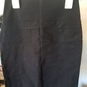 Black pencil skirt